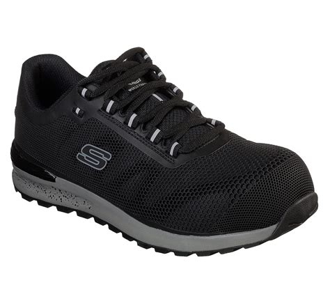 Skechers Work Men's Bulklin Composite Toe Safety Work Shoes - Wide ...