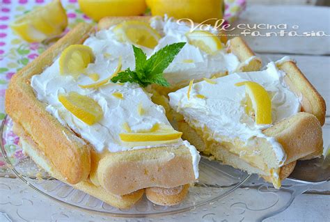 Torta Di Savoiardi Con Crema Al Limone E Mascarpone