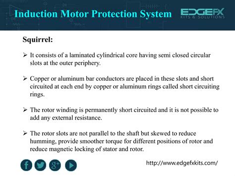 Induction Motor Protection System Ppt