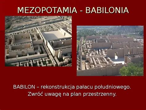 Prezentacja architektura i sztuka starożytnego egiptu i mezopotamii