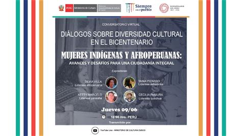 MUJERES INDÍGENAS Y AFROPERUANAS DIÁLOGOS SOBRE DIVERSIDAD CULTURAL