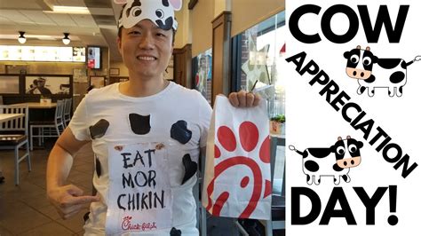 Diy Cow Costume And Get Free Entree At Chick Fil A Youtube