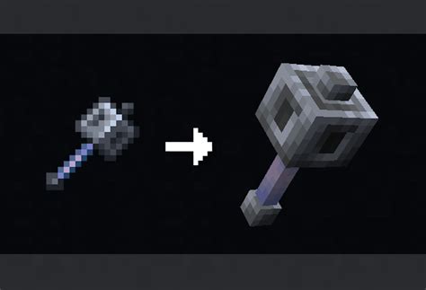 I Made A 3d Version Of The New Mace Rminecraft