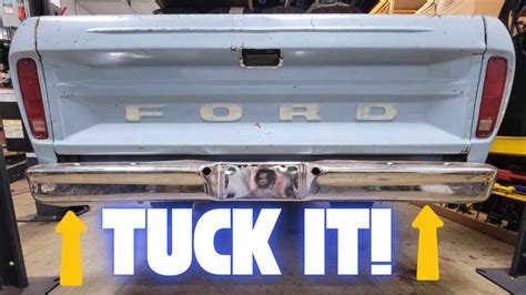 Installing Lmcs Tucked Bumper Brackets On A 1979 Ford F100 Youtube