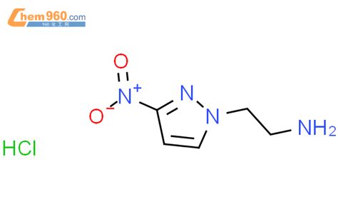 1197235 00 9 1 2 Aminoethyl 3 nitro 1H pyrazole Hydrochloride化学式结构式