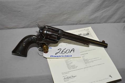 Colt Model 1873 Single Action Army 45 Colt Cal 6 Shot Revolver W 191