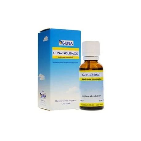 Guna Solidago Gocce Medicinale Omeopatico 30 Ml Para Farmacia Bosciaclub