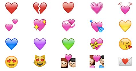 Emoji Heart Meanings - The heart emoji first appeared in 1993.