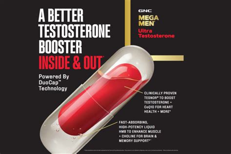 Gnc Mega Men Ultra Testosterone The First All In One Test Booster Gnc