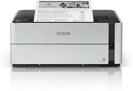 Epson Ecotank Et M Nachf Llbarer Tintenstrahl Schwarzwei Drucker