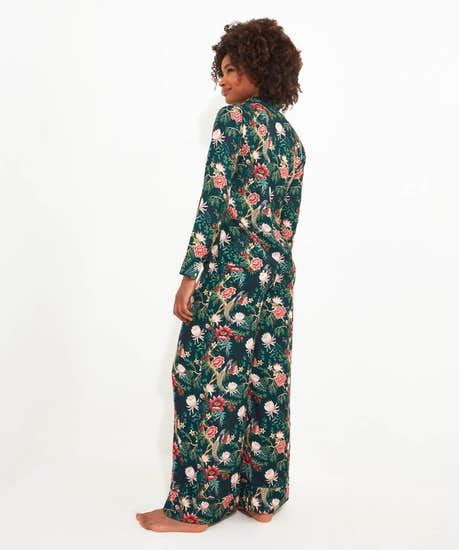 Peacock Print Pyjama Bottoms Womens Nightwear Joe Browns