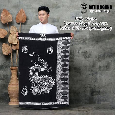 Jual Sarung Batik Goyor Gloyor Mbak Santri Aqil Muza Wajada Shopee