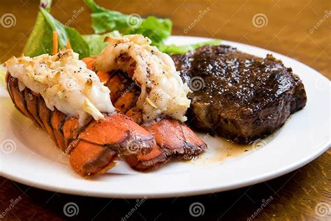 Lobster And Steak Stock Image Image Of Restaurant Grilled 10160723