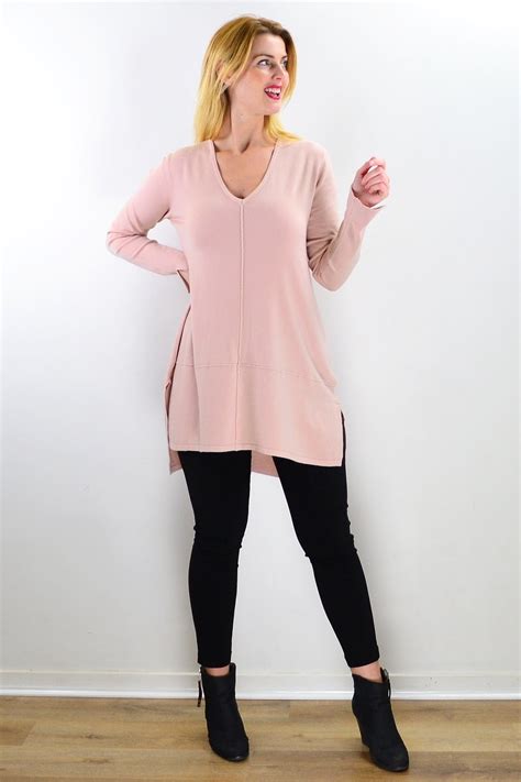 Soft Pink Snuggle Up Tunic Top I Love Tunics