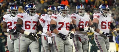 Giants' Line an M.V.P. Unit, Trophy or Not - The New York Times