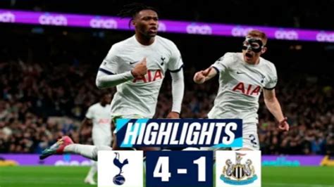 🔴hasil Liga Inggris Tadi Malam Tottenham Hotspur Vs Newcastle United 4