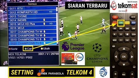 Cara Setting Receiver Nex Parabola Telkom Parabola Besar Program