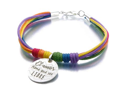 Pulsera Amor Libre LGTBI Personalizada Plata Ley Cuchicuchi Regalos