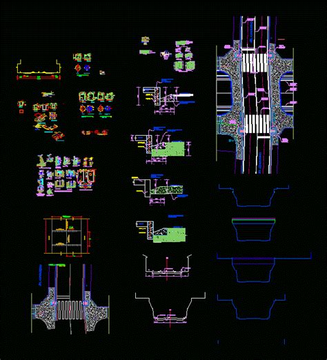 Detalles Cuneta En Dwg Kb Librer A Cad