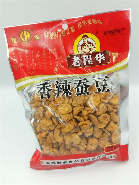 程华150g老程华香辣蚕豆袋装 零食小吃 四川特产 批发 阿里巴巴