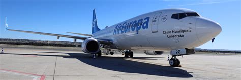 Air Europa aumenta en un 15 los vuelos entre Lanzarote y la Península