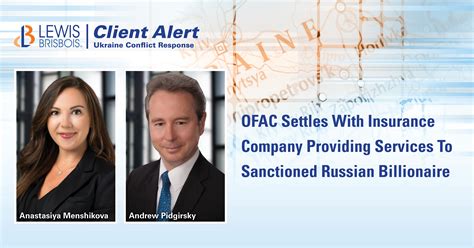 Ofac Settles With Insurance Company Providing Services To Sanctioned