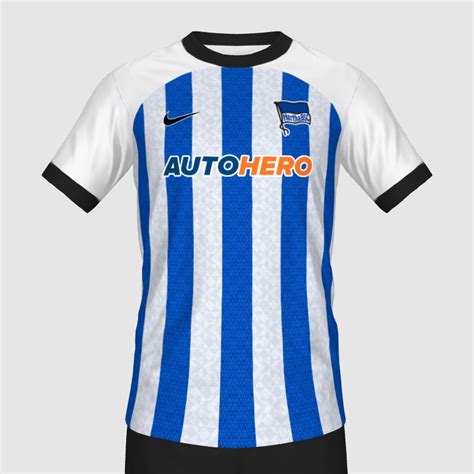 Hertha Berlin Home Concept Kit Fifa Kit Creator Showcase