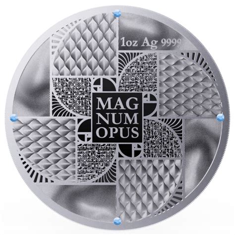 Niue Magnum Opus 1 Uncja Srebra 2023 Proof Metal Market Europe