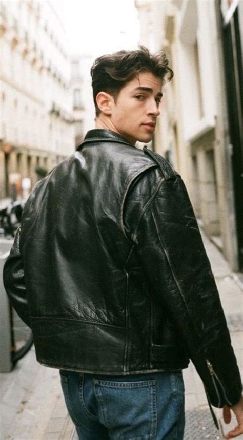 Leather Jacket Outfit Men Leather Jacket Black Leather Men Leather