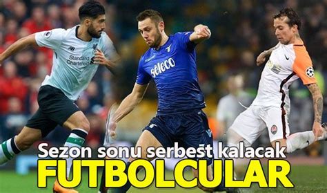 Sezon Sonu Serbest Kalacak Futbolcular A24 Galeri