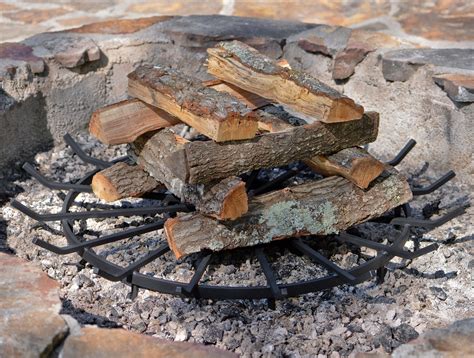 40 Inch Wagon Wheel Fire Pit Grate Steelfreak