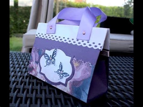 Tutoriel Sac Cadeau Scrapbooking YouTube