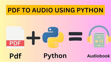 Don T Buy Audiobooks Build Your Own With Just Lines Of Python