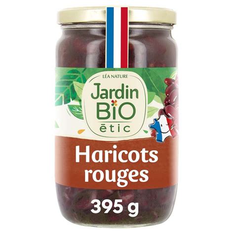 Haricots Rouges Bio Jardin Bio Tic G La Belle Vie Courses