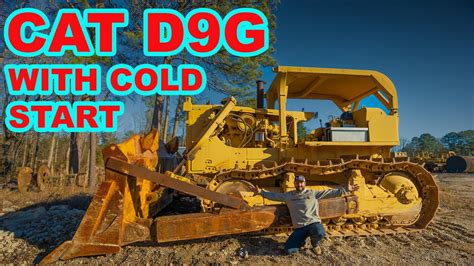 Caterpillar D9g Cold Start Youtube