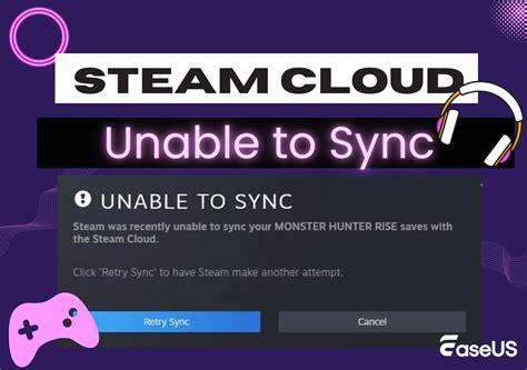 Steam Cloud Unable To Sync Cloud Status Error