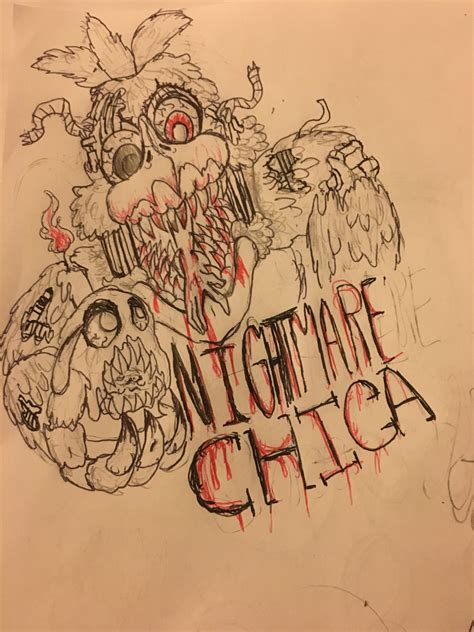 Nightmare Chica(in honor of fnaf4's birthday) : r/fivenightsatfreddys