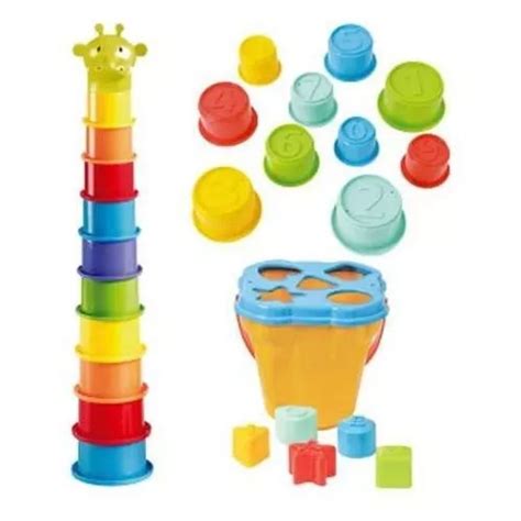 Juguete De Arrastre Maptoy Brinquedo Infantil Montar Brincar Torre