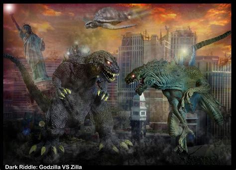 godzilla vs zilla by darkriddle1 on deviantART | Godzilla, Godzilla vs ...