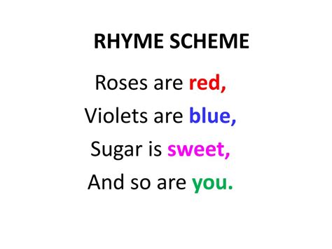 What Is The Poem Rhyme Scheme Apex Roses Are Red Sitedoct Org