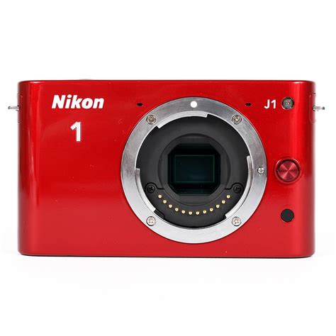 Nikon 1 J1 Mirrorless Camera Body Red 101mp At Keh Camera