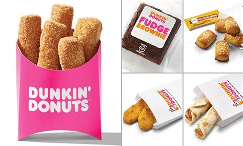 Dunkin Donuts Unveils New Menu Items Including A Gluten Free Brownie Daily Mail Online