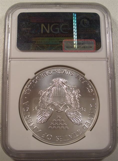 W Silver Eagle Ngc Ms Early Releases Struck At West Point Gem