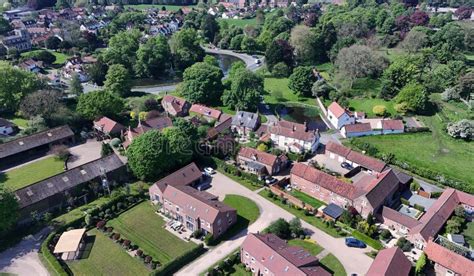 Bishop Burton Village Pond East Riding Of Yorkshire England Editorial