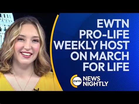 March For Life President Sits Down With Ewtn Pro Life Weekly Host