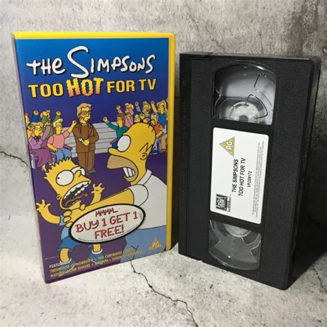 THE SIMPSONS Too Hot For TV VHS Video Tape PicClick UK