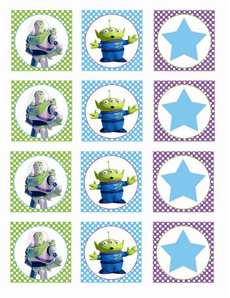 Buzz Cupcake Toppers Printable Pdf Google Drive Toy Story