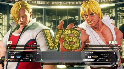 Sfv Champion Edition Openingwalker Ed Vs Kenpishot Ken Online