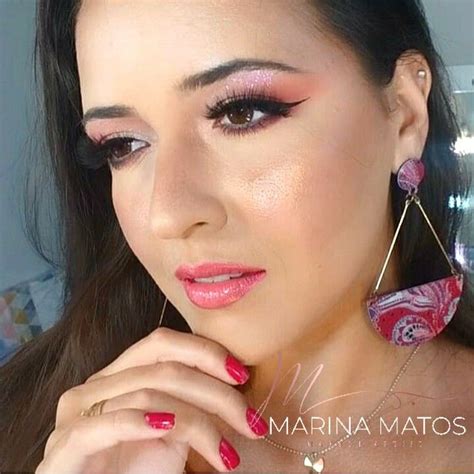 Uma Make Rosa Maravilhosa Maquiagem Inspira O De Maquiagem