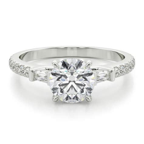 Arise Jewel Ct Round Cut Lab Created Diamond Wedding Ring Three